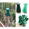 Most popular garden protector safety cane bamboo screw plastic garden cane caps