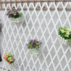Modern new design decorative outdoor artificial leafs pvc expanding willow expandable trellis