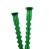 High quality dark green 15cm PP garden anchor plastic nail mulch garden pegs in gardening