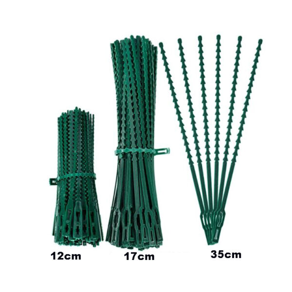 Soft adjustable size easy to use and reusable PE plant stakes clips twist tie plant garden cable ties - Image 3