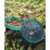New PP dark green 19cm*4.6cm plastic garden riddle soil sieve riddle green