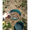 New PP dark green 19cm*4.6cm plastic garden riddle soil sieve riddle green