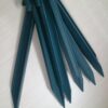 High quality yellow green PP 24cm custom ultralight plastic camping screw tent peg  heavy duty - Image 4