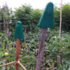 Outdoor garden accessories garden bamboo cane cap safety for garden canes