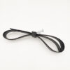 Easily adjustable reliability 90cm soft black TPR heavy duty plant rubber tree ties