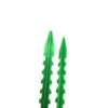 High quality dark green 15cm PP garden anchor plastic nail mulch garden pegs in gardening