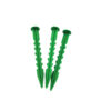 High quality dark green 15cm PP garden anchor plastic nail mulch garden pegs in gardening