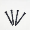 High quality dark green 15cm PP garden anchor plastic nail mulch garden pegs in gardening