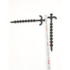 Hot sale 20cm Nylon or PP plastic ground screw shaped heavy duty drill screw in tent pegs